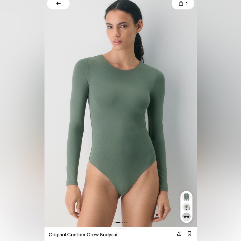 Aritzia Original Contour Crew Bodysuit